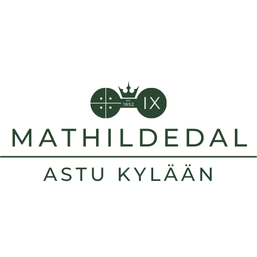 Mathildedal, astu kylään, logo